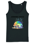 Broasca testoasa pictata in acuarela cu mesajul Jogging Turtle Maiou Damă Dreamer
