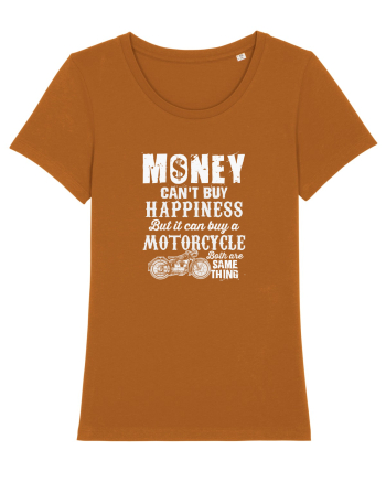 A motorcycle Roasted Orange