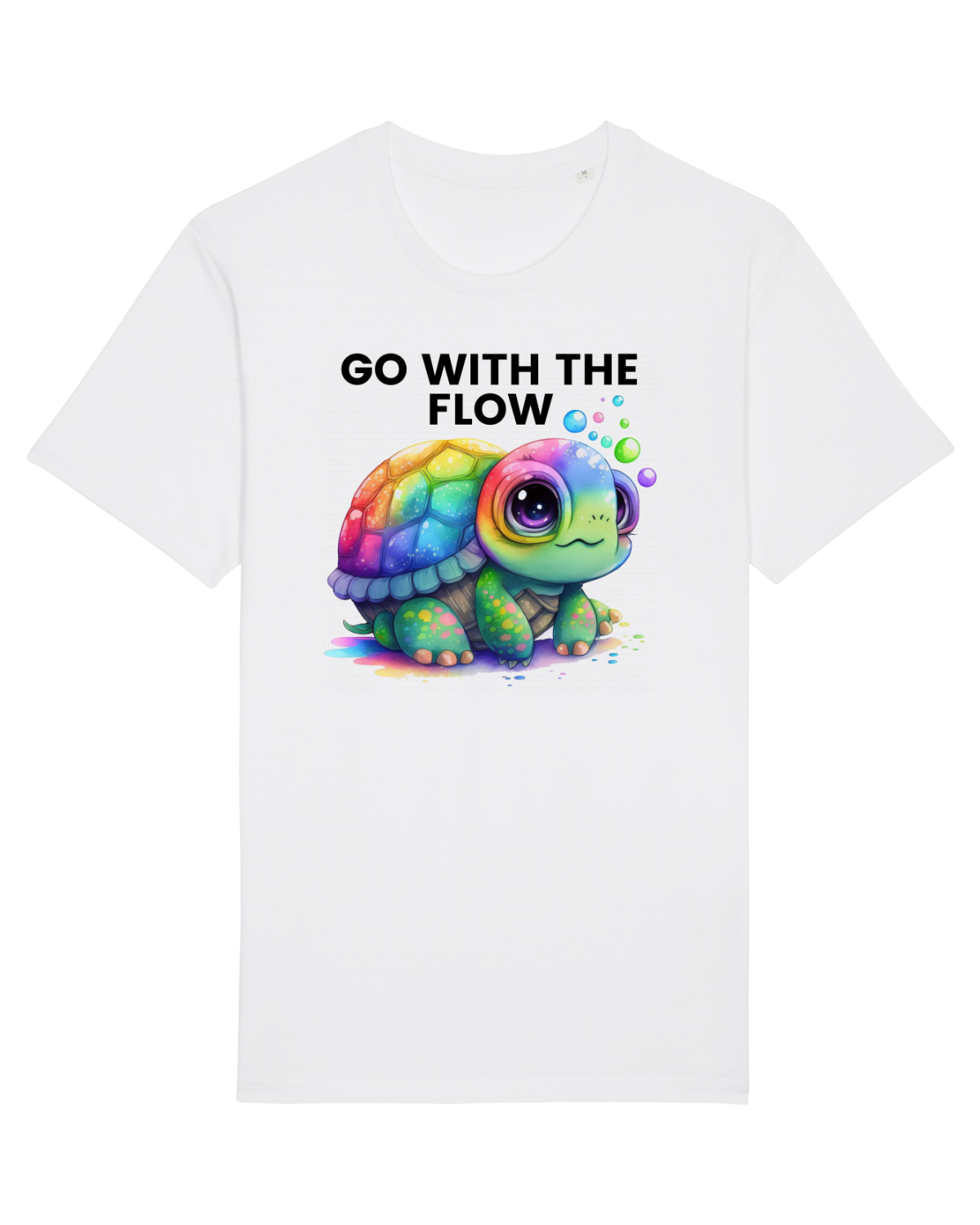 Tricou mânecă scurtă Unisex Rocker White