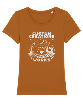 Custom Motorcycle Roasted Orange
