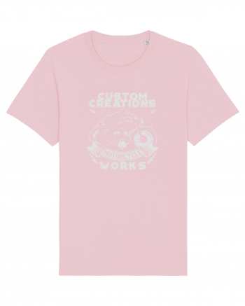 Custom Motorcycle Cotton Pink