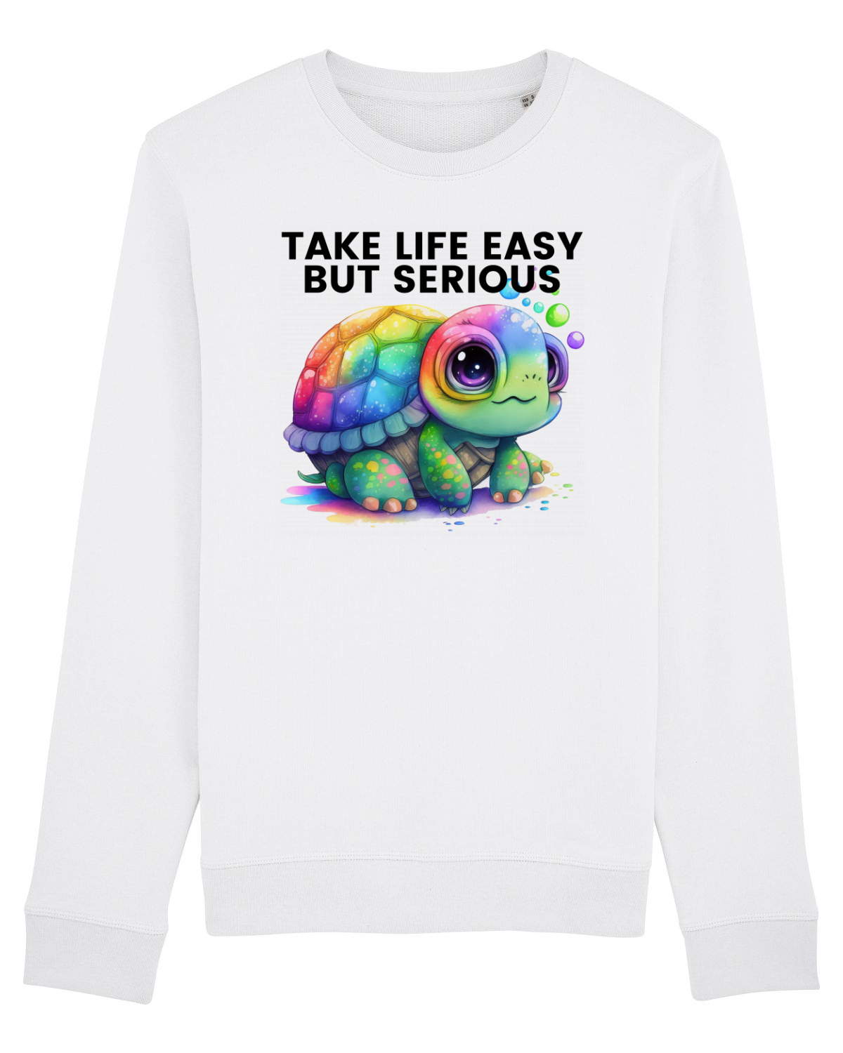 Bluză mânecă lungă Unisex Rise White