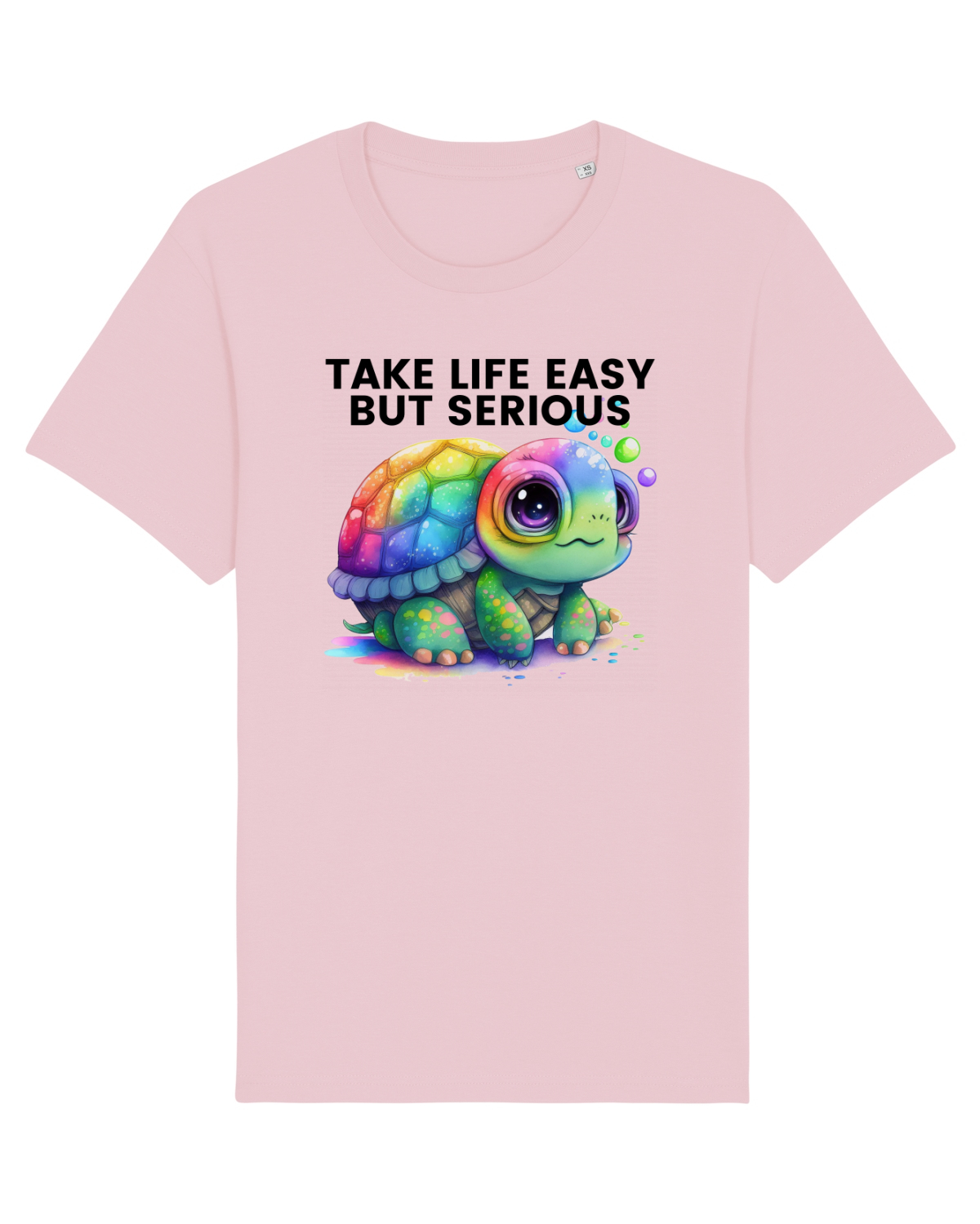 Tricou mânecă scurtă Unisex Rocker Cotton Pink