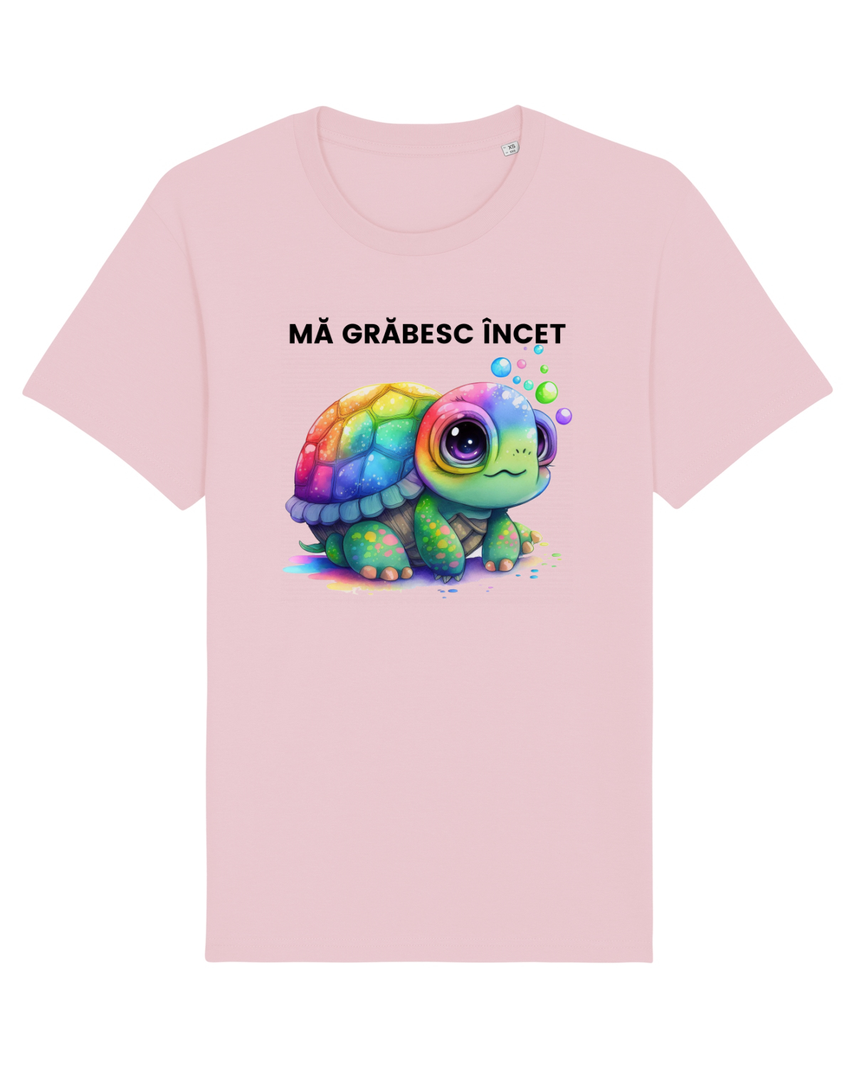 Tricou mânecă scurtă Unisex Rocker Cotton Pink