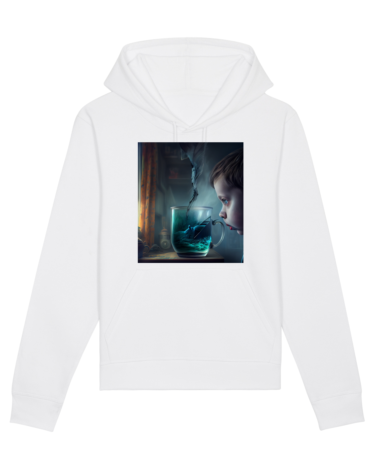 Hanorac Unisex Drummer White
