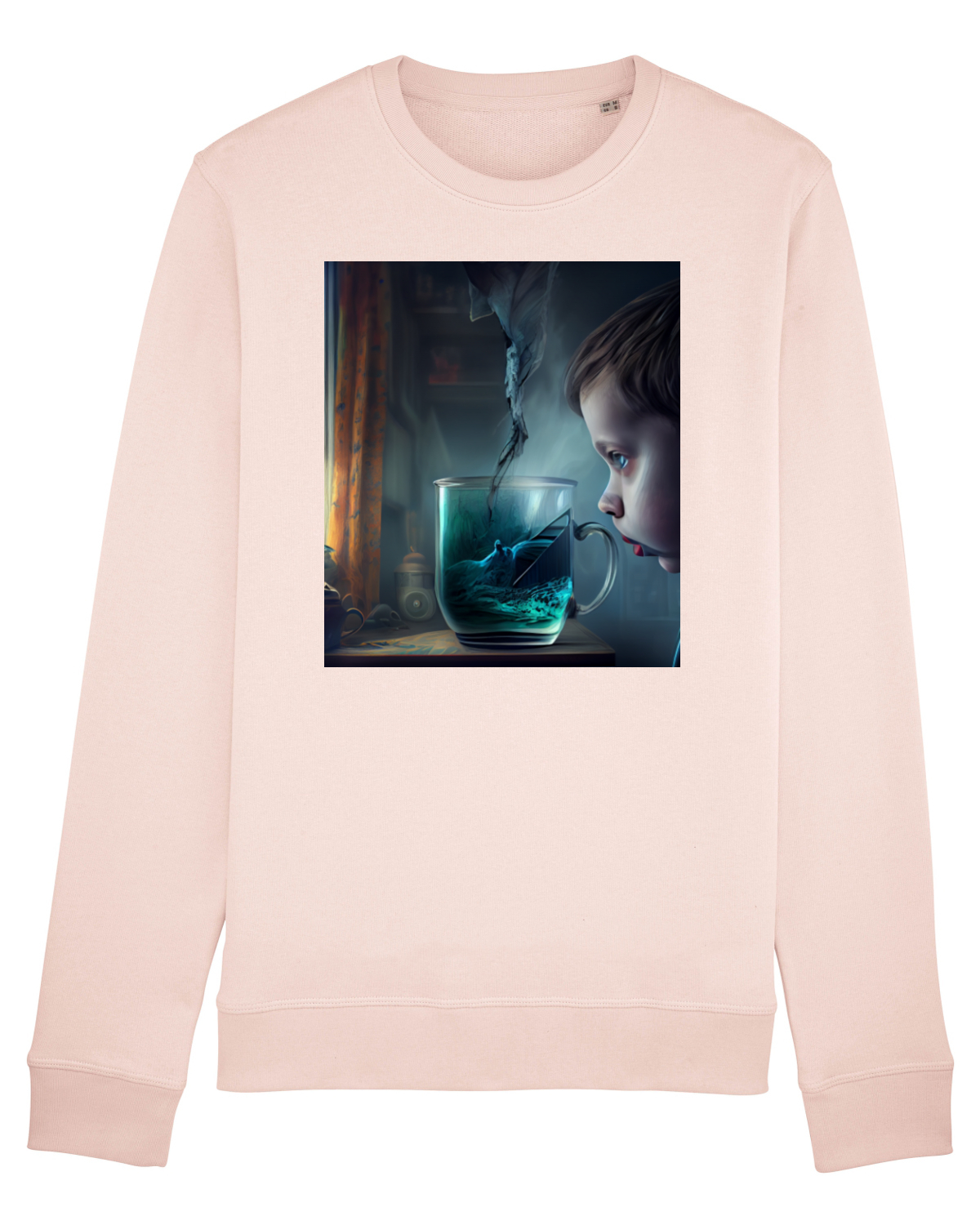 Bluză mânecă lungă Unisex Rise Candy Pink