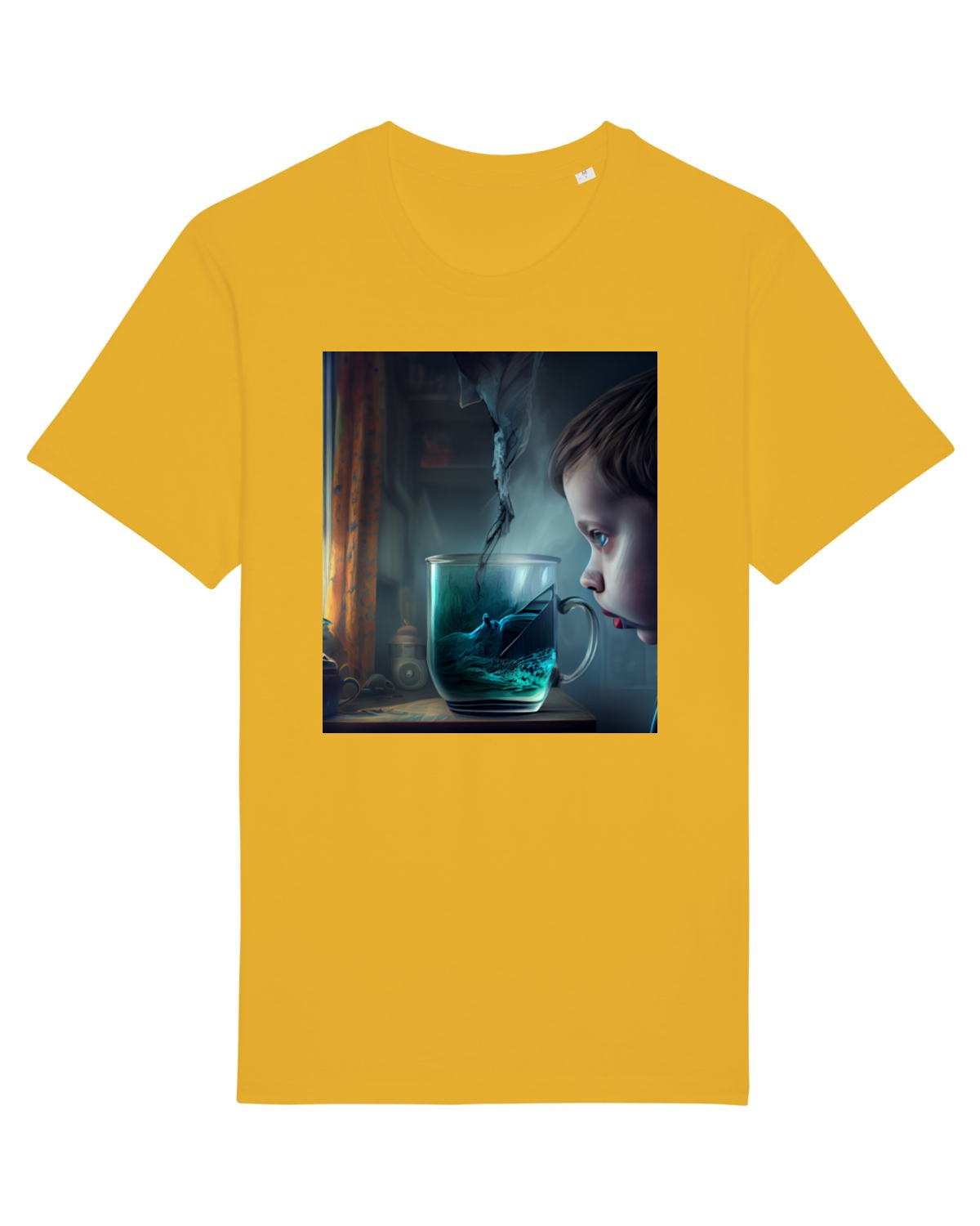 Tricou mânecă scurtă Unisex Rocker Spectra Yellow