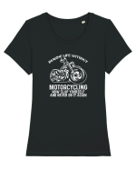 Motorcycling Tricou mânecă scurtă guler larg fitted Damă Expresser