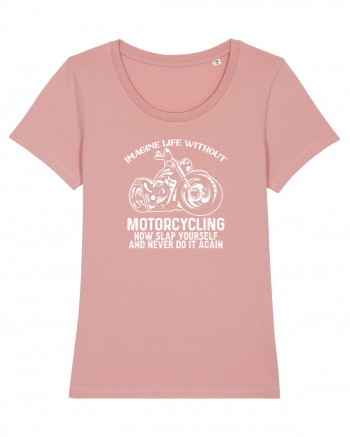 Motorcycling Canyon Pink