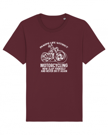 Motorcycling Burgundy