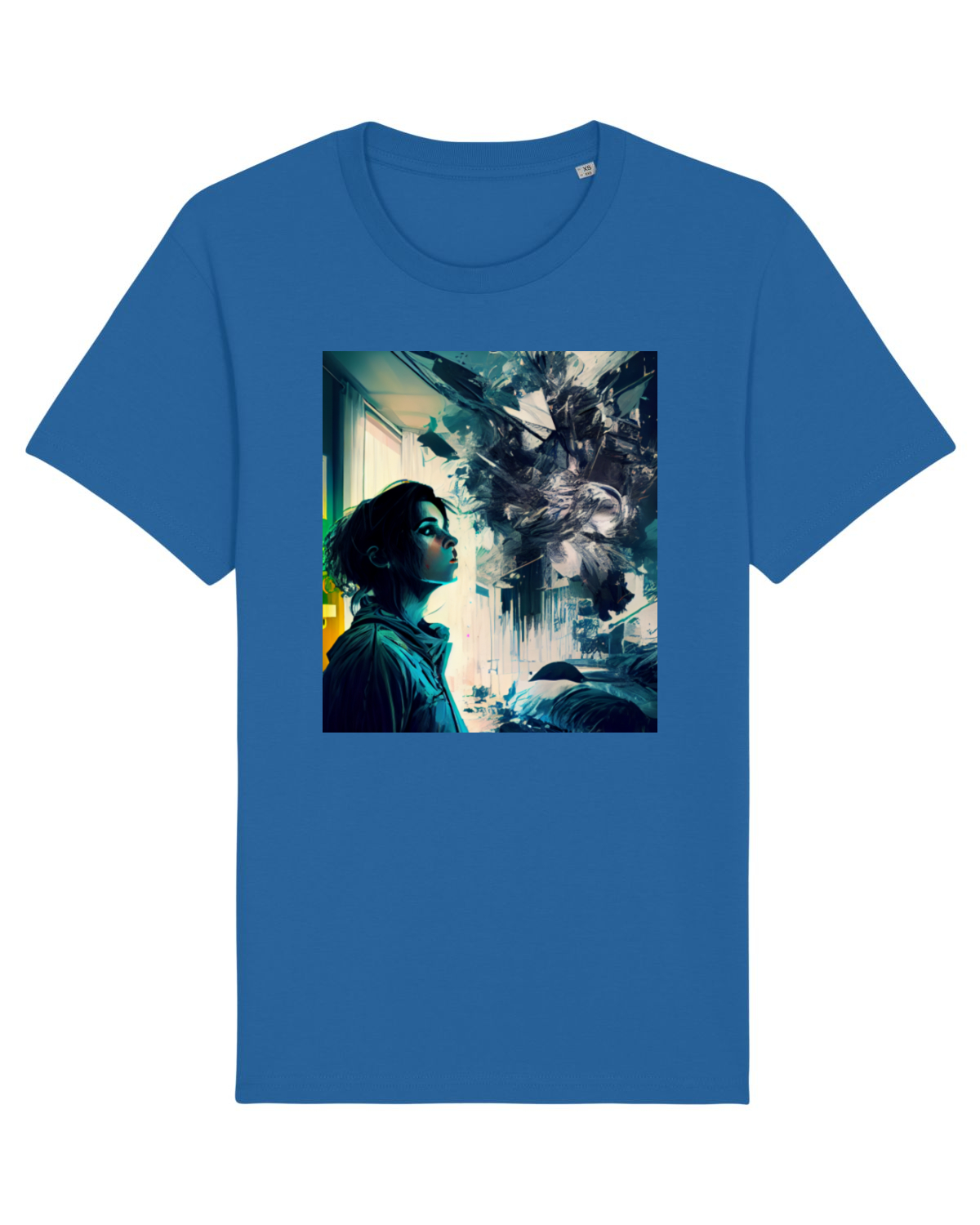 Tricou mânecă scurtă Unisex Rocker Royal Blue