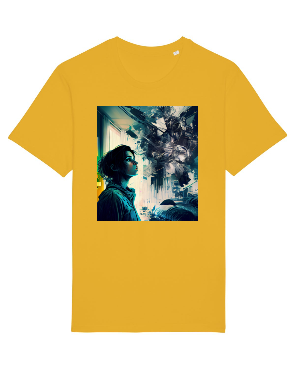 Tricou mânecă scurtă Unisex Rocker Spectra Yellow
