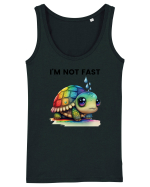Broasca testoasa pictata in acuarela cu mesajul I'm not fast Maiou Damă Dreamer