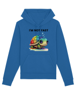 Broasca testoasa pictata in acuarela cu mesajul I'm not fast Hanorac Unisex Drummer