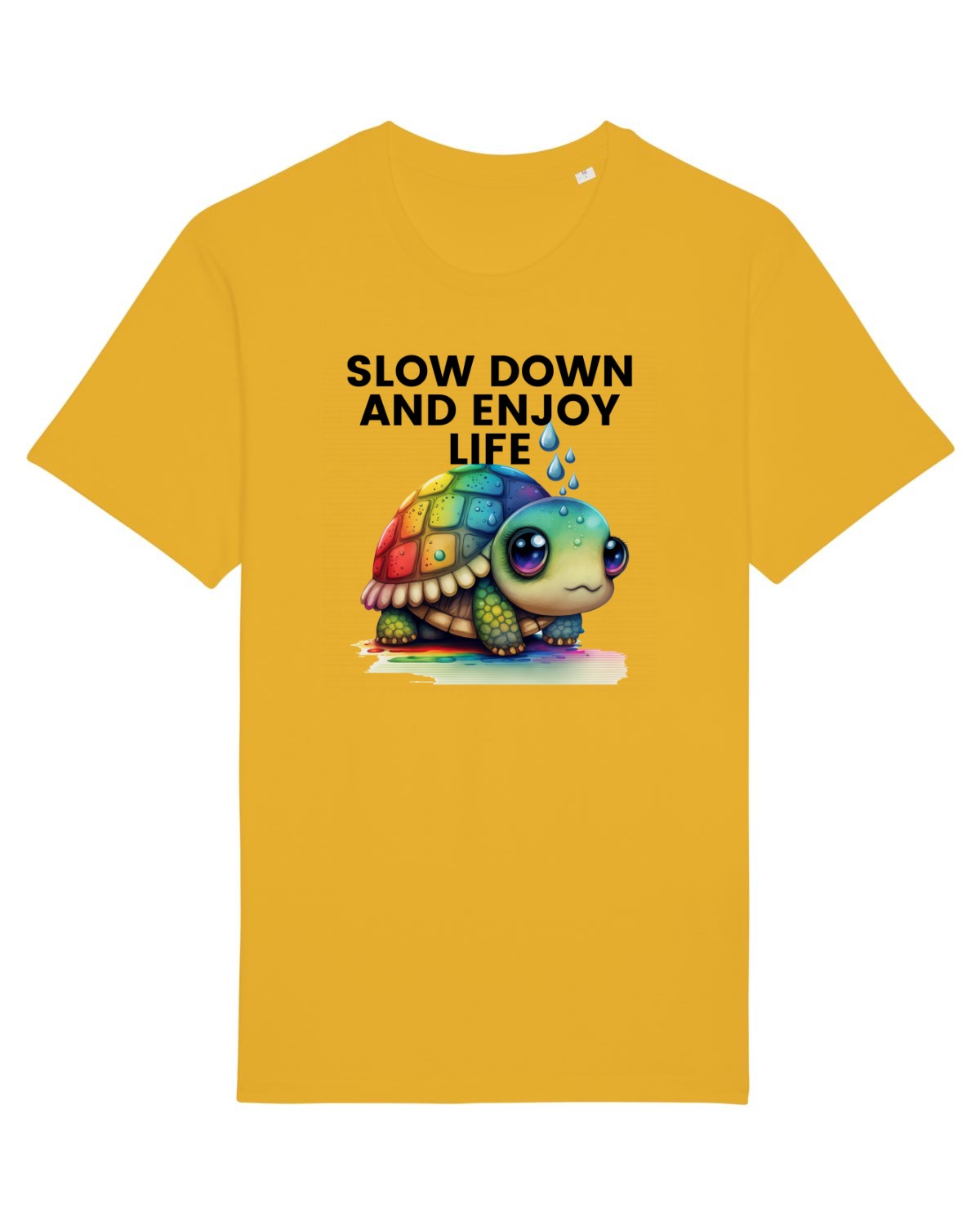 Tricou mânecă scurtă Unisex Rocker Spectra Yellow