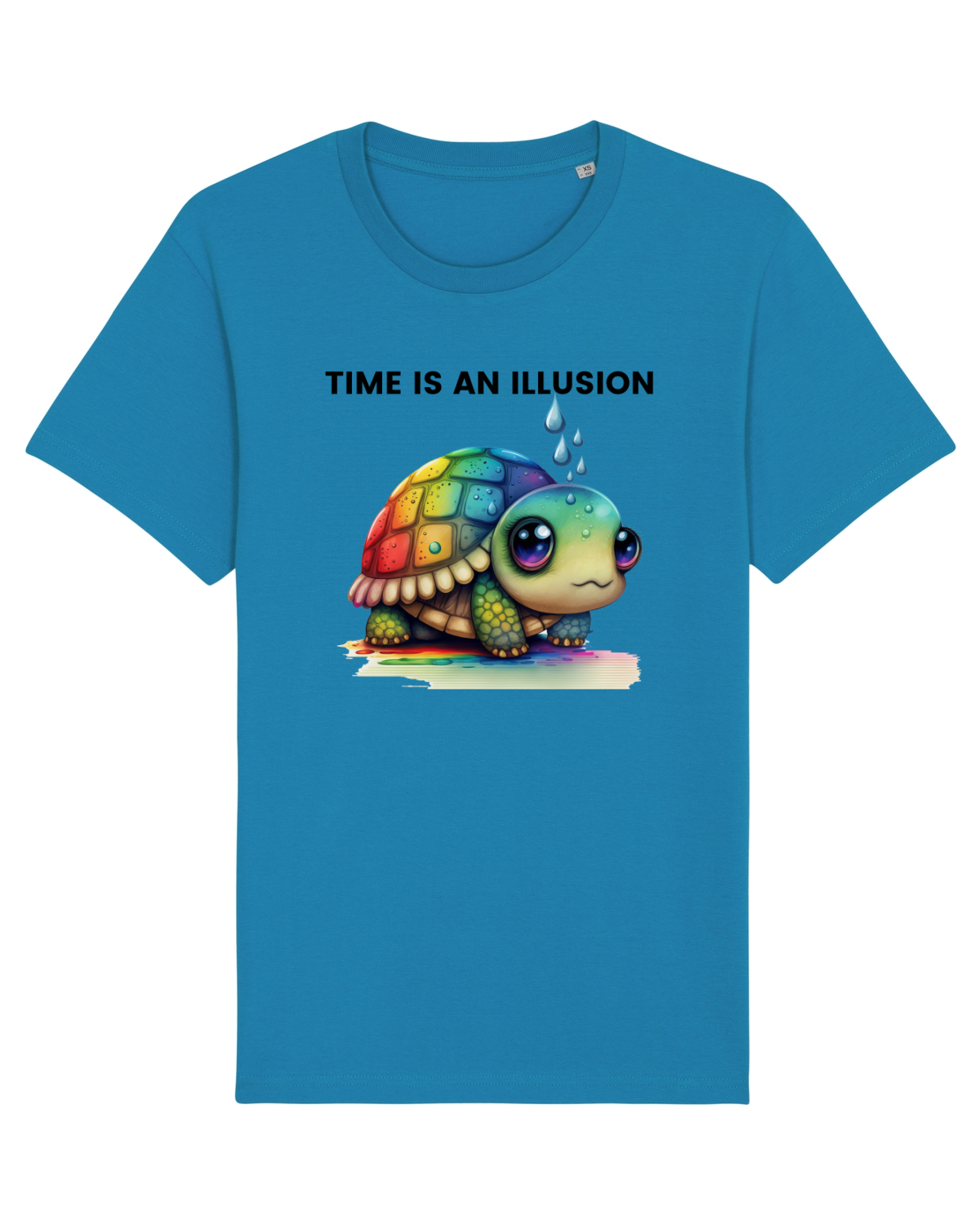 Tricou mânecă scurtă Unisex Rocker Azur