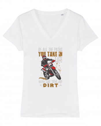 Dirt bike White