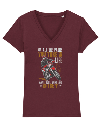 Dirt bike Burgundy