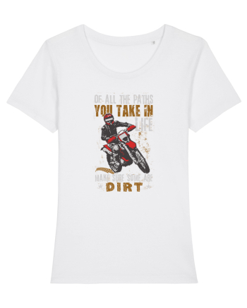 Dirt bike White