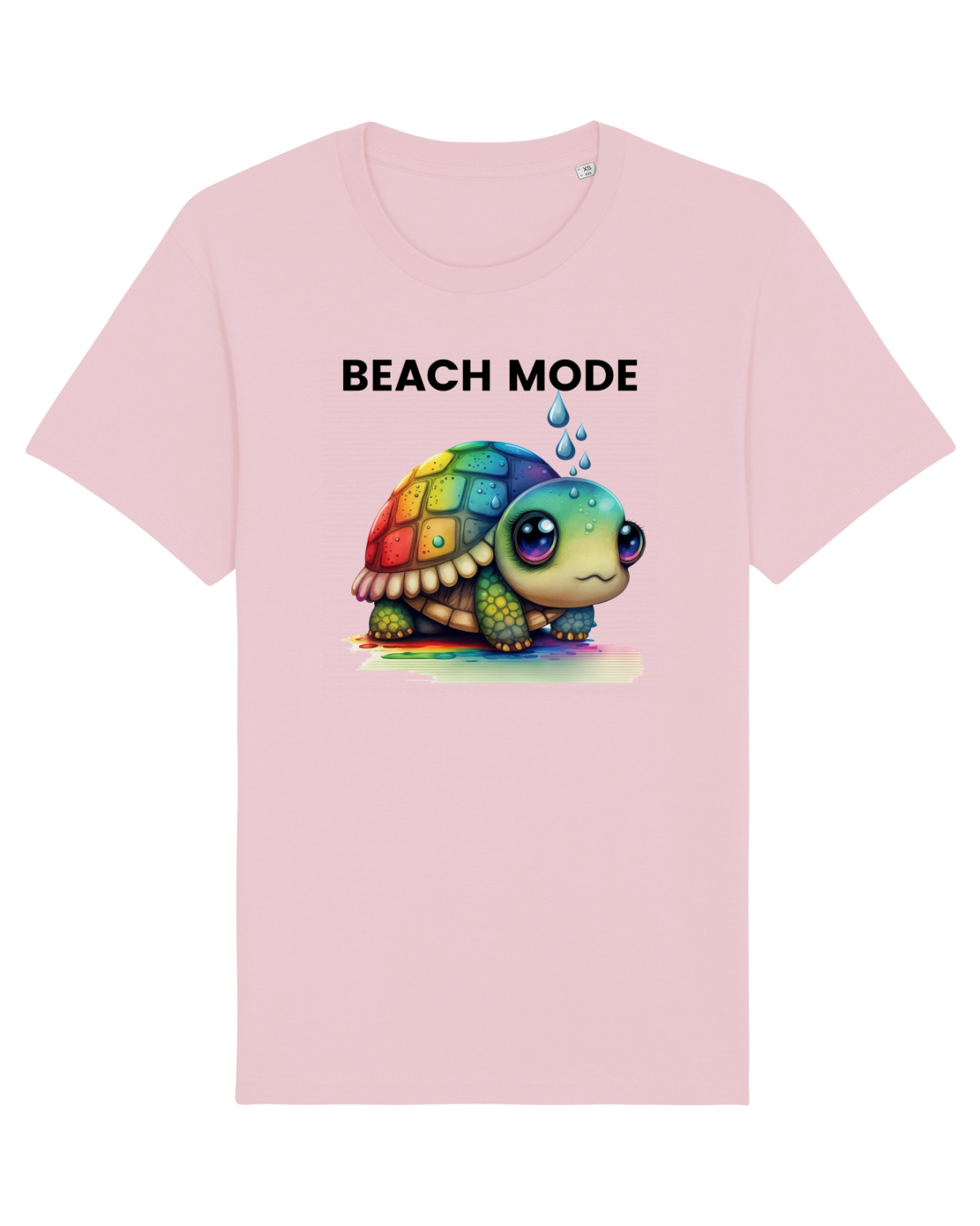 Tricou mânecă scurtă Unisex Rocker Cotton Pink