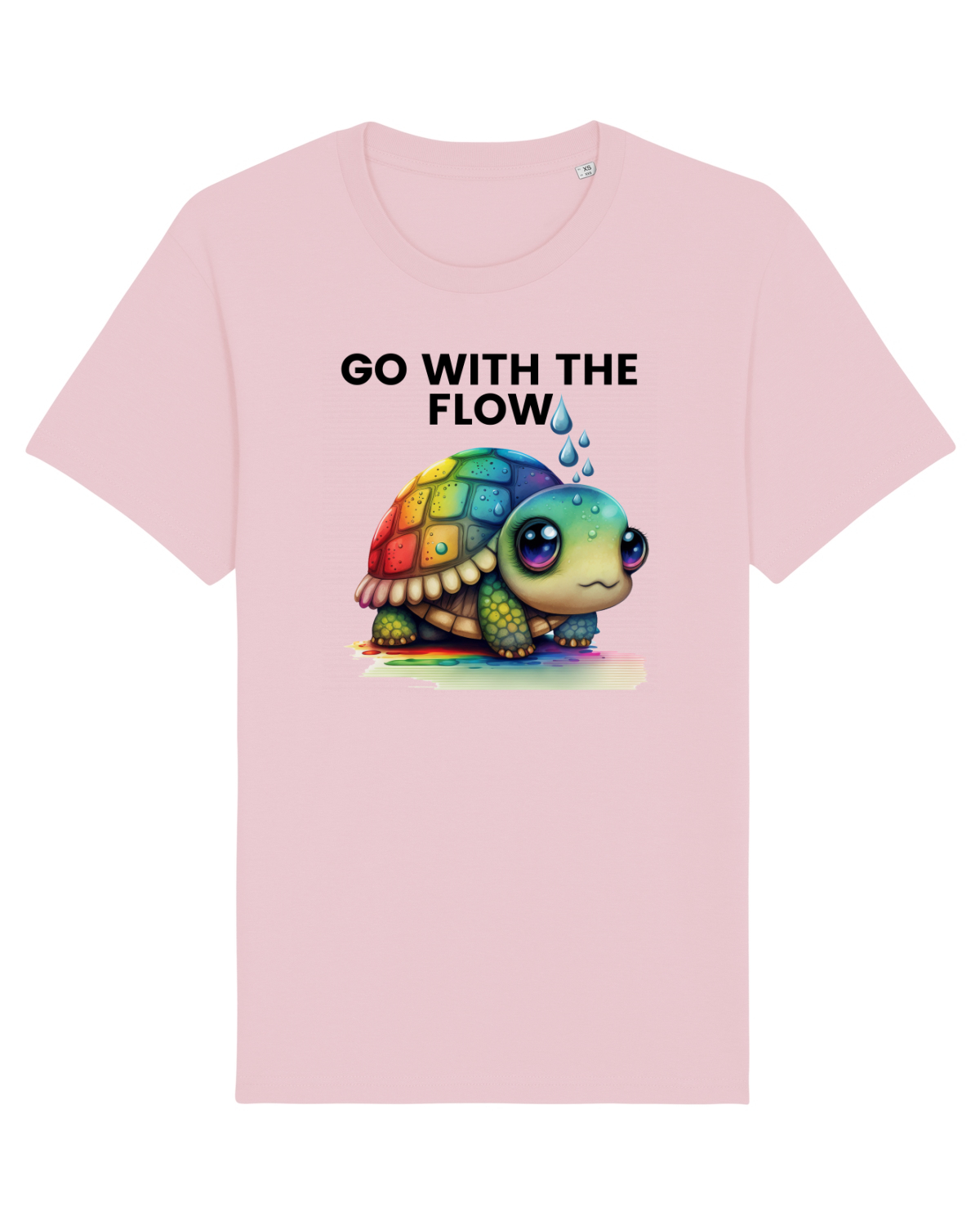 Tricou mânecă scurtă Unisex Rocker Cotton Pink