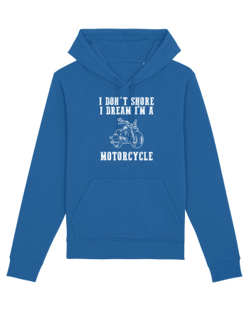 I dream i am a motorcycle Royal Blue