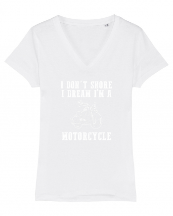 I dream i am a motorcycle White