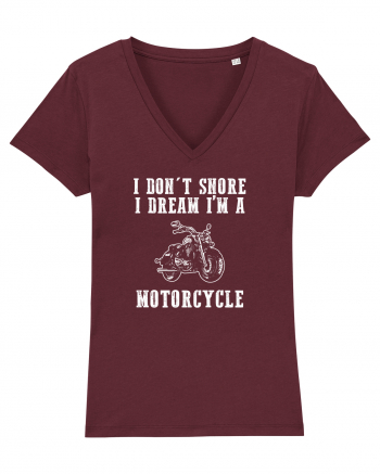 I dream i am a motorcycle Burgundy