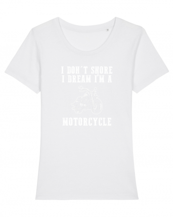 I dream i am a motorcycle White