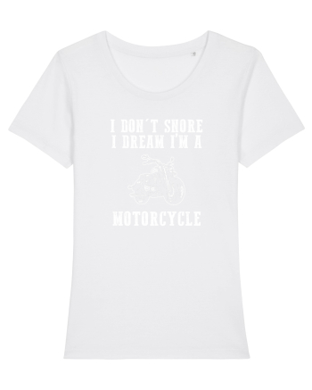 I dream i am a motorcycle White