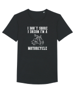 I dream i am a motorcycle Tricou mânecă scurtă guler larg Bărbat Skater