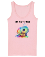 Broasca testoasa pictata in acuarela cu mesajul I'm not fast Maiou Damă Dreamer