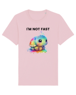 Broasca testoasa pictata in acuarela cu mesajul I'm not fast Tricou mânecă scurtă Unisex Rocker
