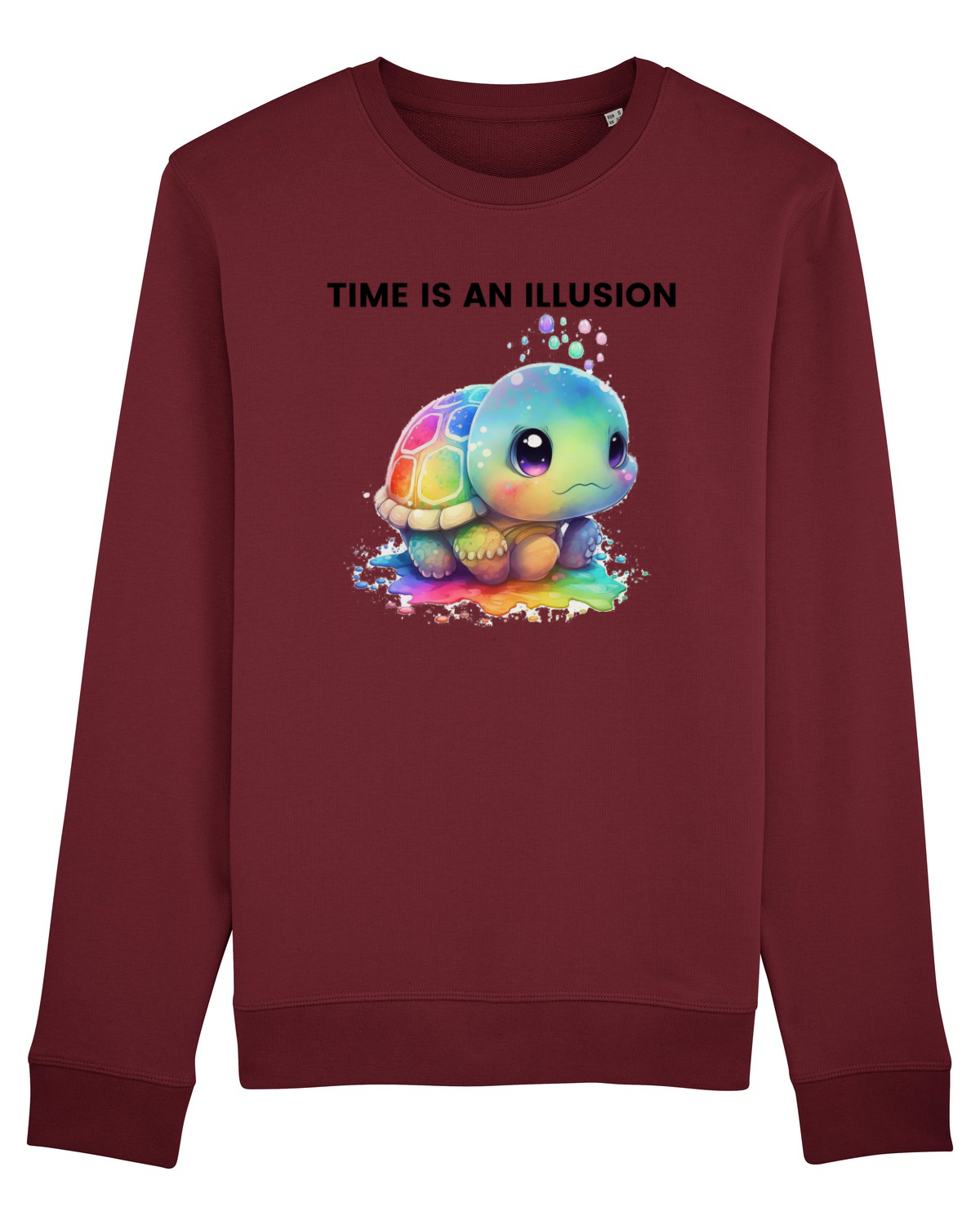 Bluză mânecă lungă Unisex Rise Burgundy