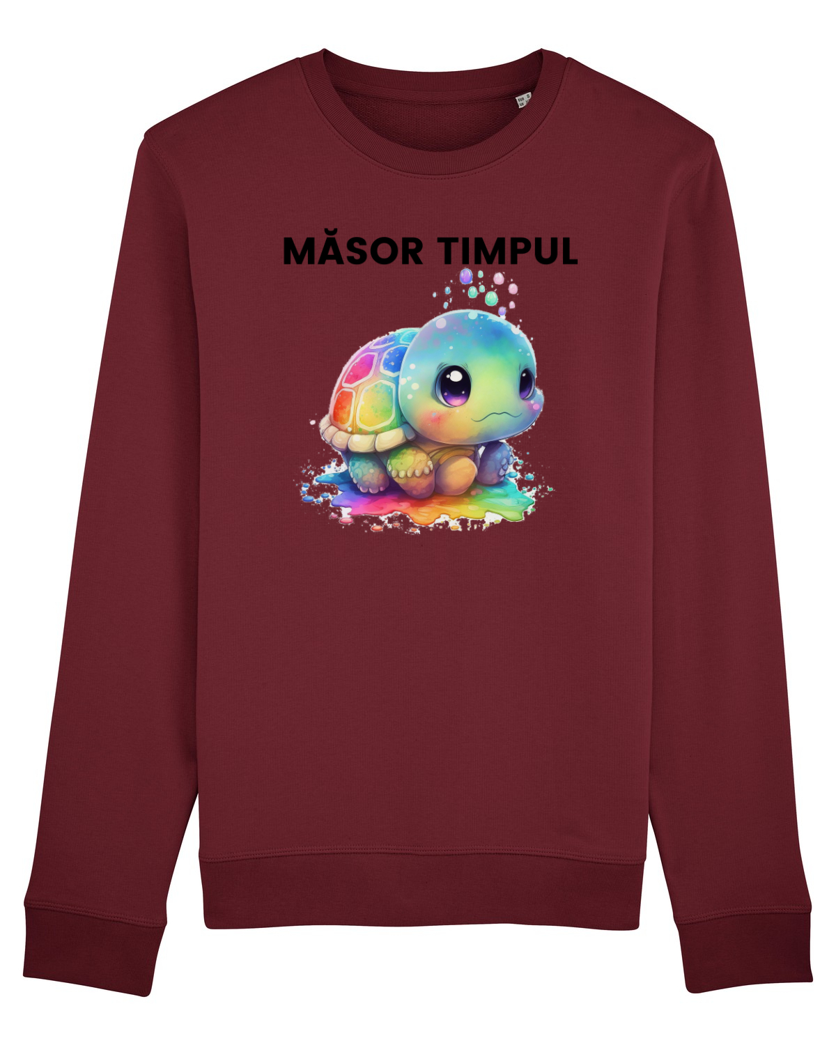Bluză mânecă lungă Unisex Rise Burgundy