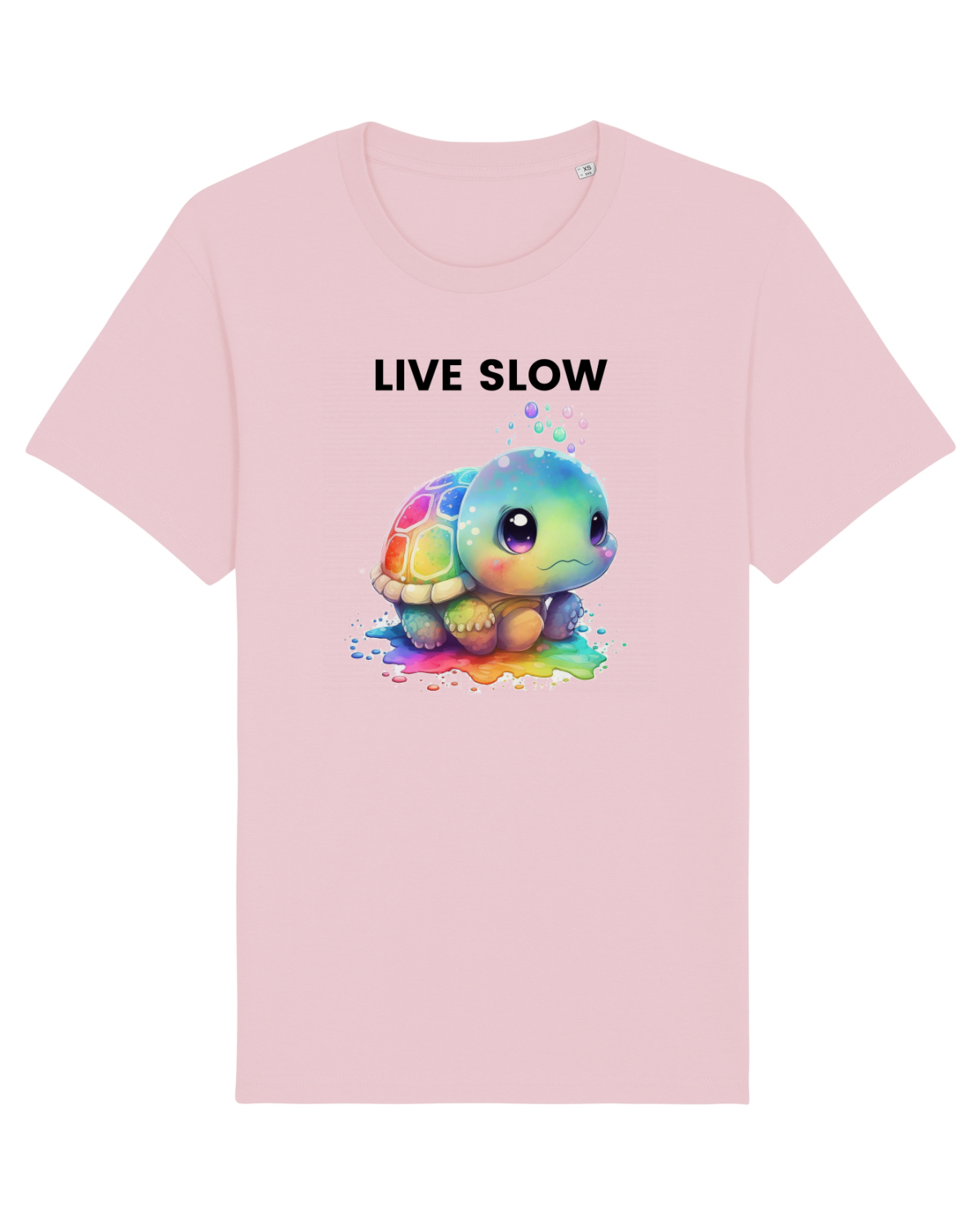 Tricou mânecă scurtă Unisex Rocker Cotton Pink