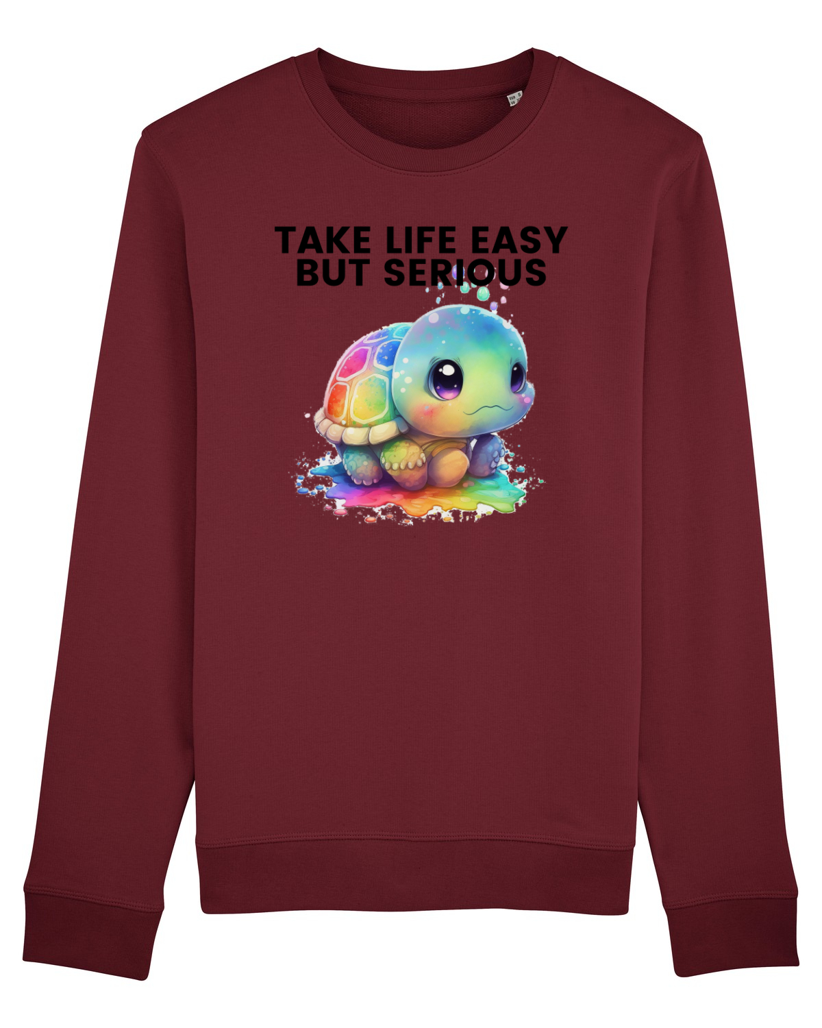 Bluză mânecă lungă Unisex Rise Burgundy