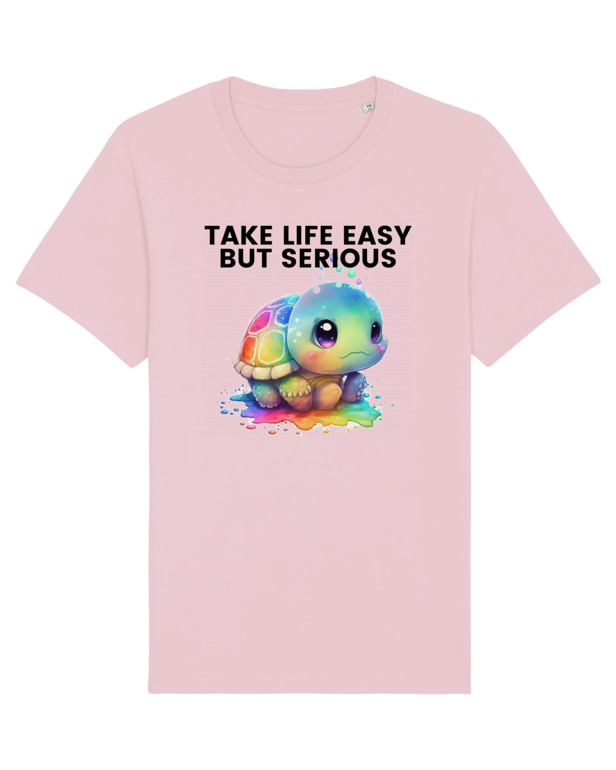 Tricou mânecă scurtă Unisex Rocker Cotton Pink