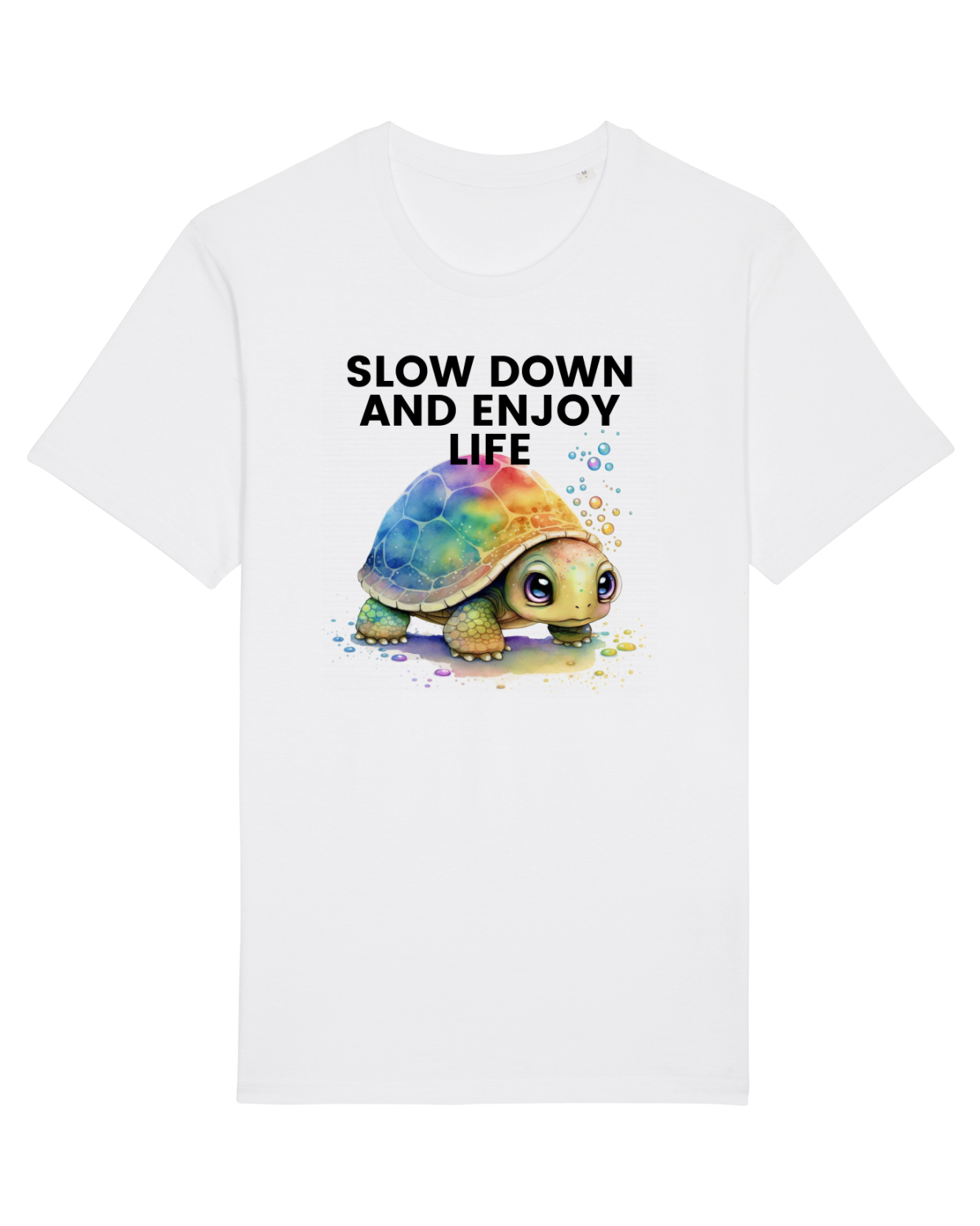 Tricou mânecă scurtă Unisex Rocker White