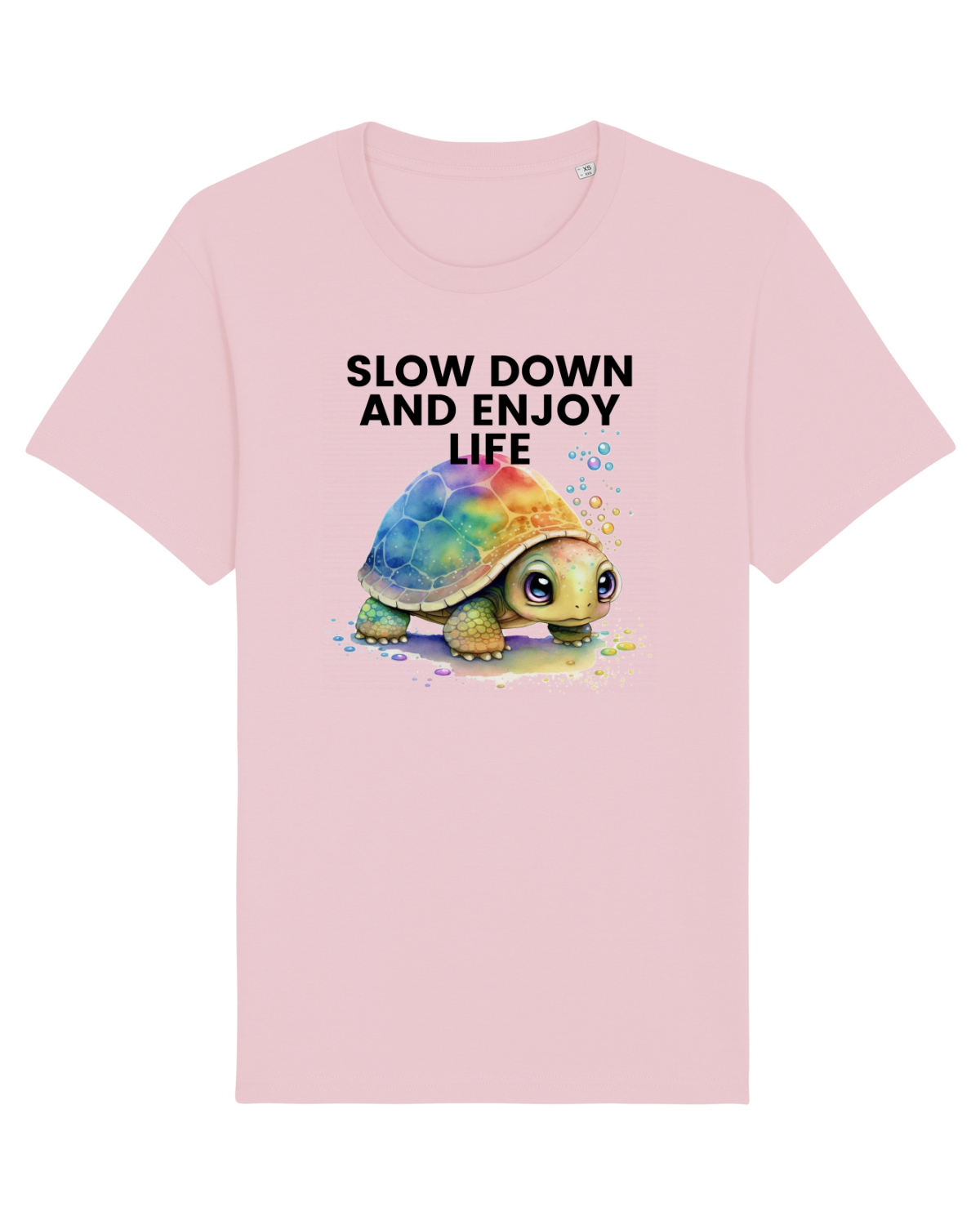 Tricou mânecă scurtă Unisex Rocker Cotton Pink