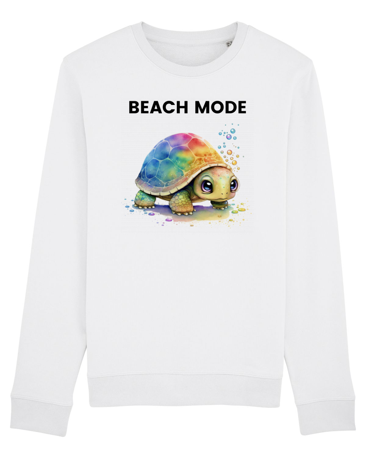 Bluză mânecă lungă Unisex Rise White