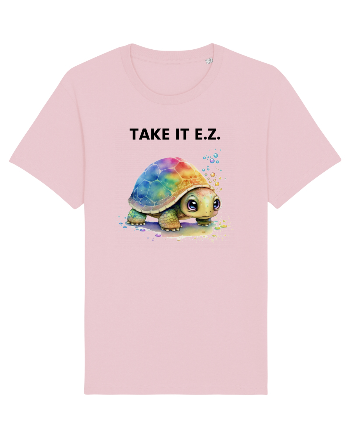 Tricou mânecă scurtă Unisex Rocker Cotton Pink
