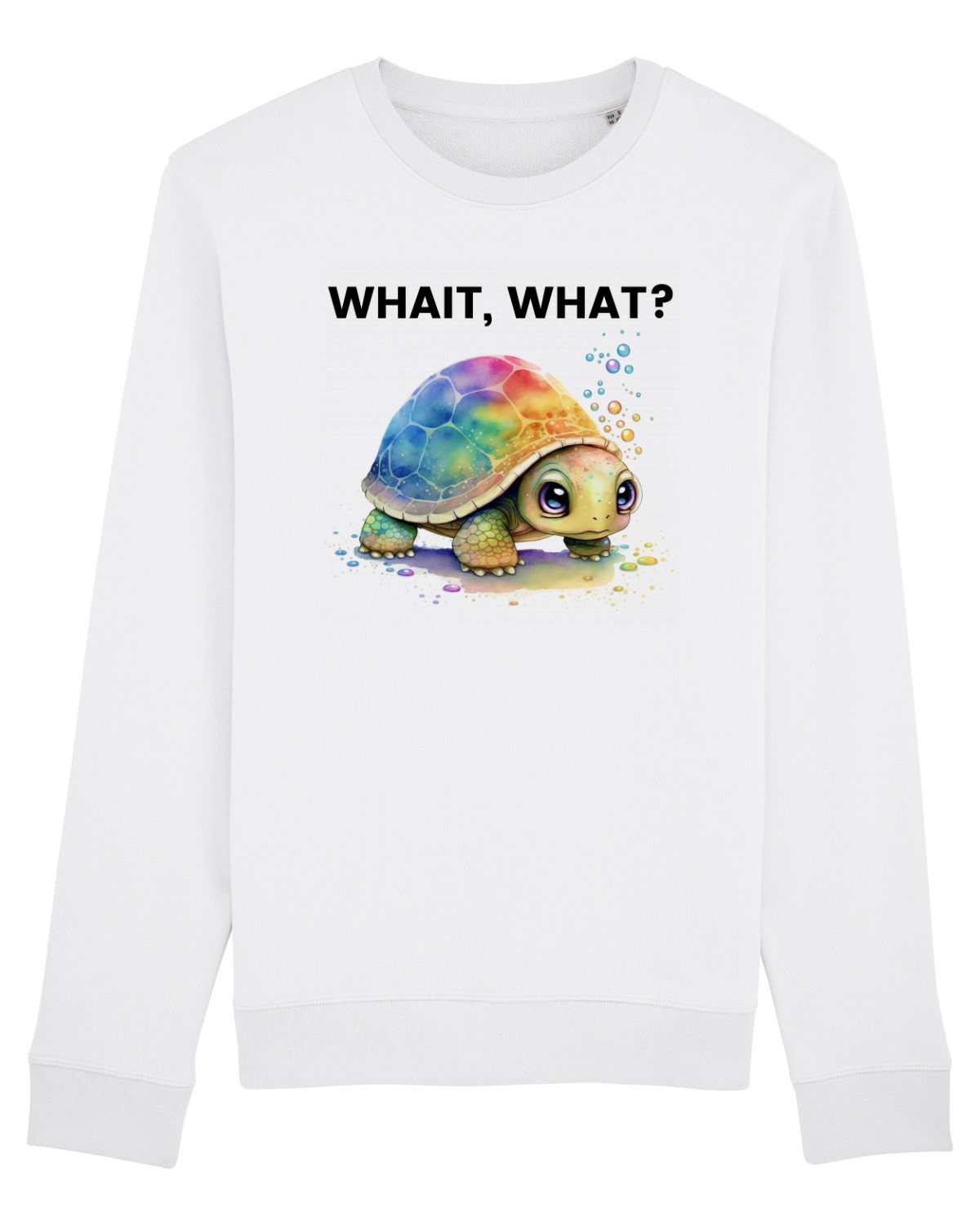 Bluză mânecă lungă Unisex Rise White