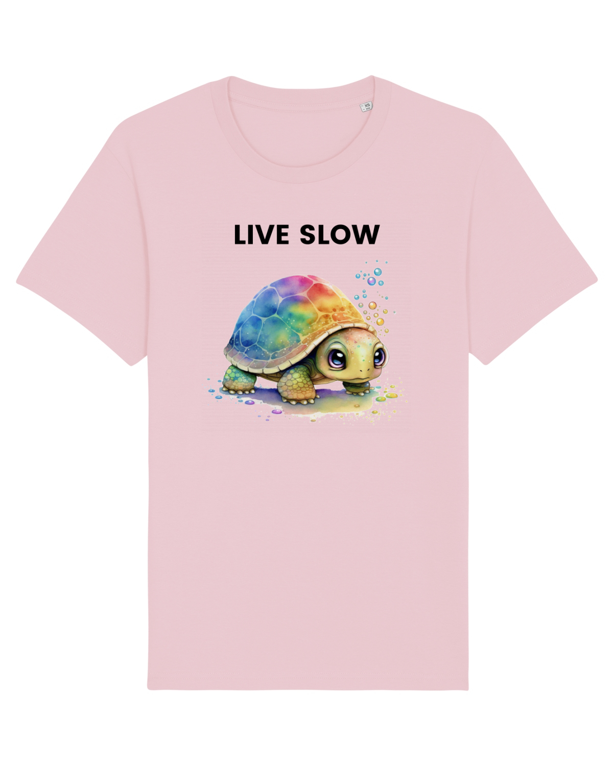 Tricou mânecă scurtă Unisex Rocker Cotton Pink