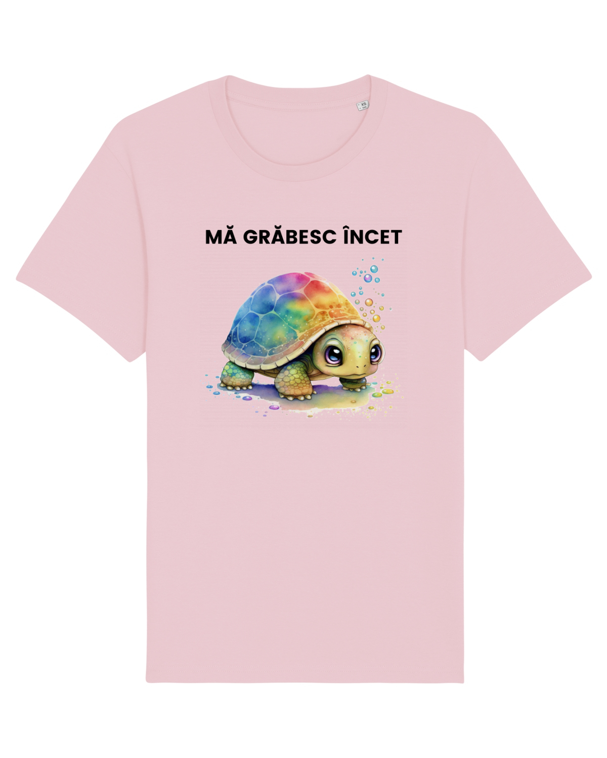 Tricou mânecă scurtă Unisex Rocker Cotton Pink
