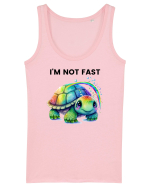 Broasca testoasa pictata in acuarela cu mesajul I'm not fast Maiou Damă Dreamer