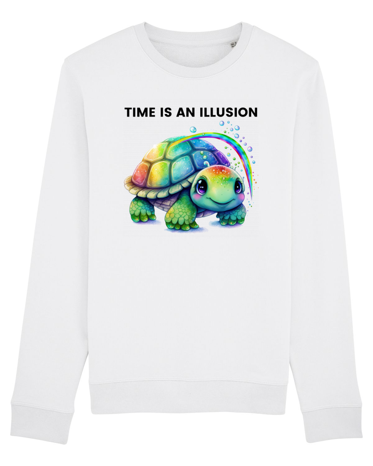 Bluză mânecă lungă Unisex Rise White