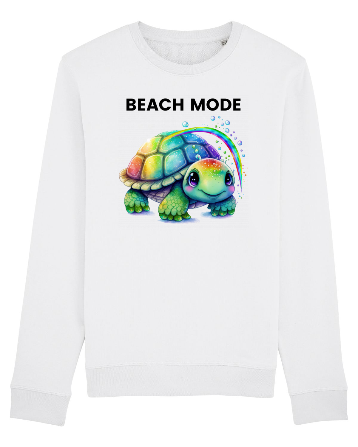 Bluză mânecă lungă Unisex Rise White