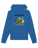 Broasca testoasa pictata in acuarela cu mesajul I'm not fast Hanorac Unisex Drummer