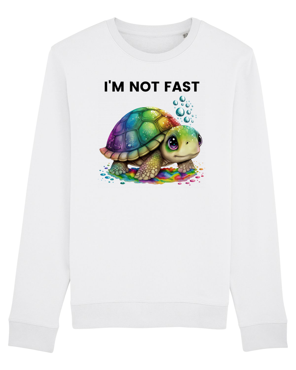 Bluză mânecă lungă Unisex Rise White